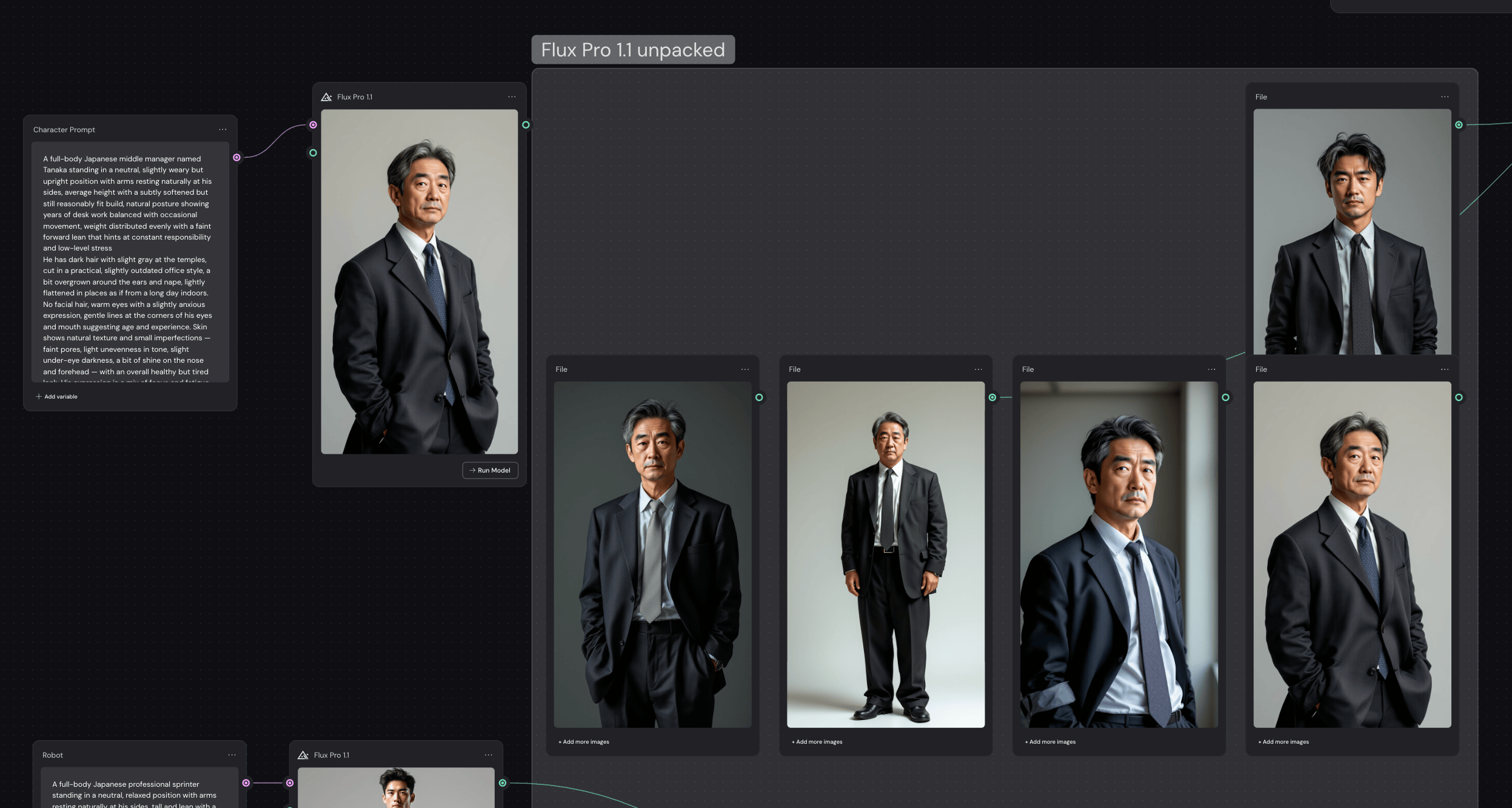 Character casting